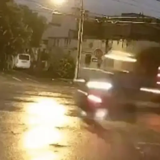 Motorista accidentado  ,Captura de pantalla video TikTok.