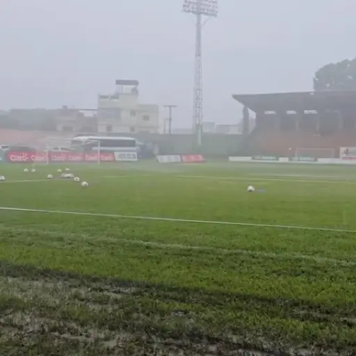Así lucía el estadio Winston Pineda Gudiel, donde no se pudo jugar el Achuapa-Marquense 
