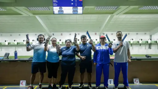 Éxito guatemalteco en tiro deportivo y tenis de campo. ,@guatemala2025