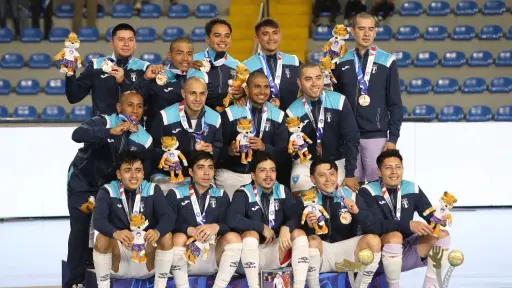 La selección de futsal de Guatemala se quedó con el bronce