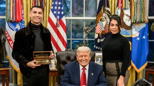 Visita de Cristiano Ronaldo a Washington donde convivió con Donald Trump - instagram @cristiano