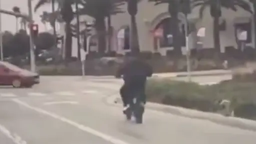 Las impactantes imágenes se difundieron rápidamente en redes sociales. ,Captura de pantalla video X.