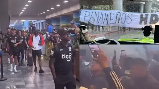 Así llegó la Selección de Panamá al Aeropuerto Internacional La Aurora