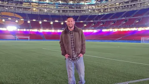 Messi pisa de nuevo el césped del Spotify Camp Nou - instagram @leomessi