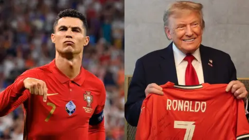 Cristiano Ronaldo brindó una entrevista donde habló de Donald Trump 