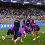 El Barcelona hizo su primera práctica este día en el nuevo Spotify Camp Nou