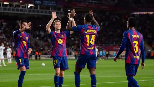 Celebración del FC Barcelona ante el Elche - FC Barcelona