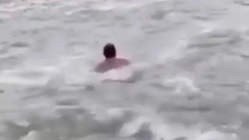 Un delincuente sufrió las graves consecuencias de sus acciones. ,Captura de pantalla video X.