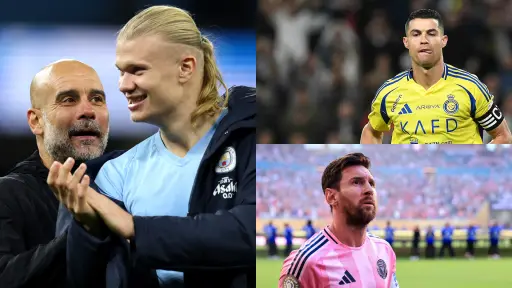 Pep Guardiola respaldó a su goleador, el noruego Erling Haaland 