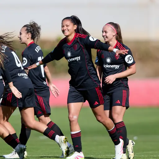 Celebración de Andrea Álvarez ante el Granada - Sevilla FC