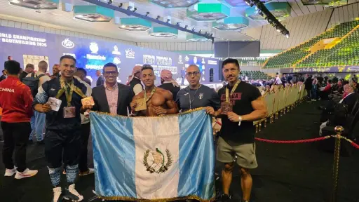 Jorge Daniel Patzán conquista su quinto título mundial de fisicoculturismo - COG