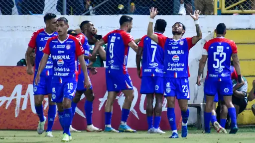 Celebración de Xelajú MC en la Copa Centroamericana - Concacaf