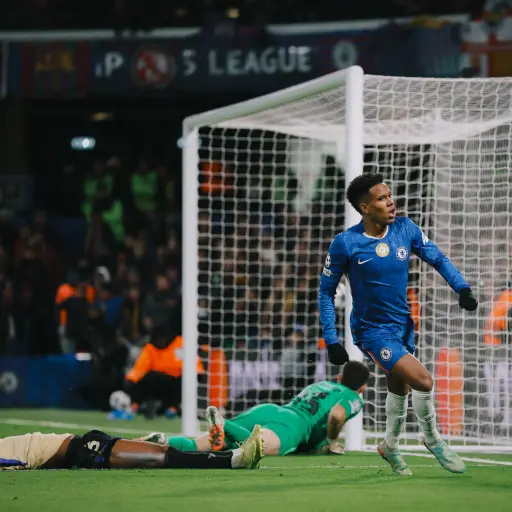 Celebración de Estevao ante el FC Barcelona - Chelsea FC