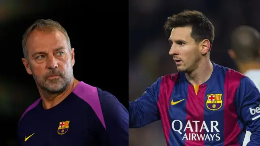 Hansi Flick se refiere al tema de dirigir algún día a Lionel Messi 