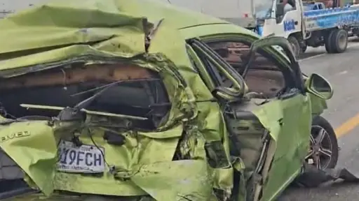 Medios locales indicaron que todos los afectados son miembros de una familia. ,Bomberos Municipales Departamentales. 