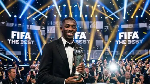Ousmane Dembélé gana el premio The Best de la FIFA 2025 - Gemini IA
