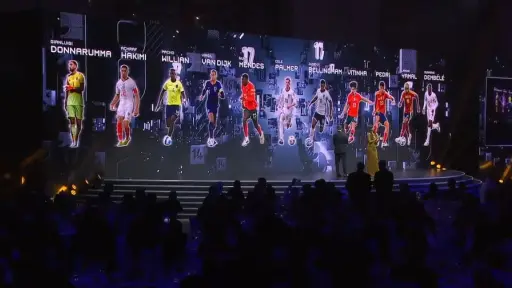 Once masculino del The Best 2025