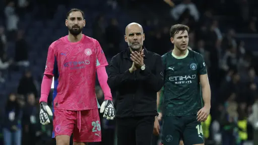 Pep Guardiola logró el séptimo triunfo en el estadio Santiago Bernabéu 