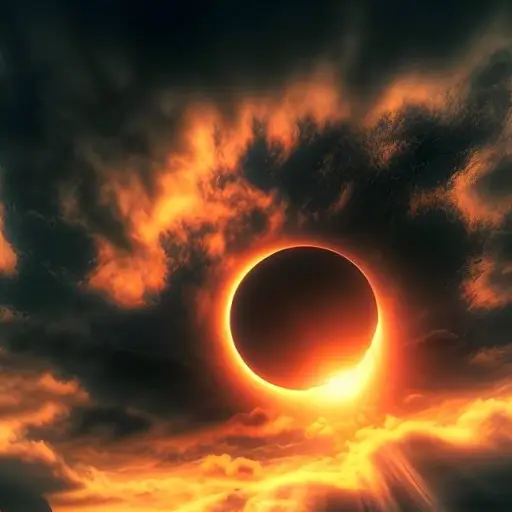 Eclipse solar ,Imagen con fines ilustrativos | pixabay