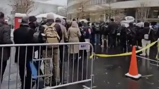 Centro John F. Kennedy. ,Capturan de pantalla video de X.