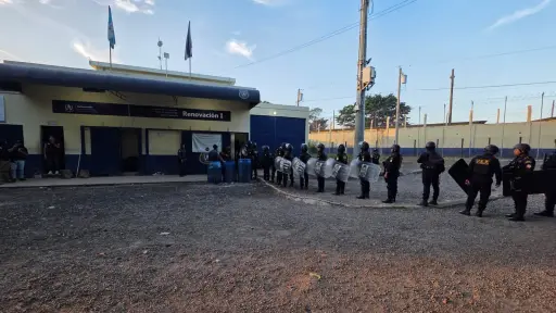 Requisa en la cárcel Renovación 1, en Escuintla. ,Ministerio de Gobernación