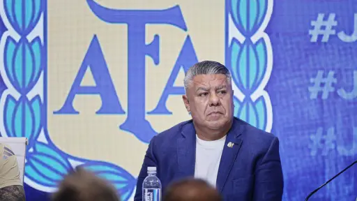Claudio Tapia, presidente de la Asociación de Fútbol Argentino - EFE