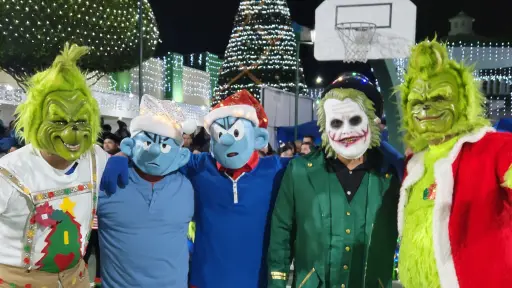 Convite navideño San Lucas ,Redes sociales