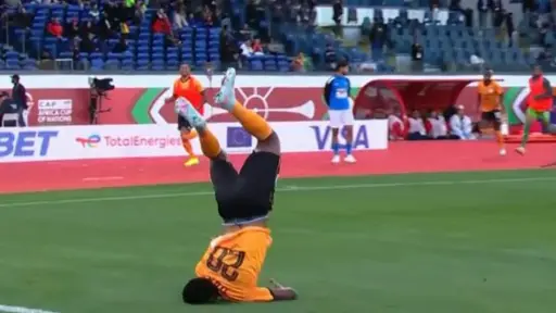 Patson Daka, figura de la Selección de Zambia - Captura de pantalla