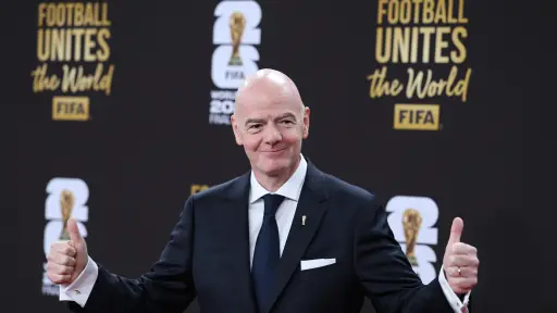 Presidente de la FIFA, Gianni Infantino.