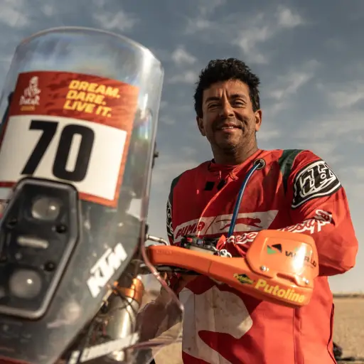 Francisco Arredondo a una etapa de culminar el Rally Dakar 2026