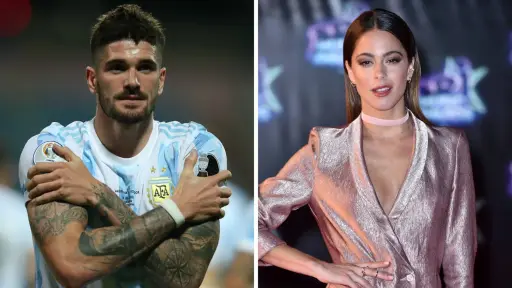 Tini Stoessel y Rodrigo de Paul  ,Instagram