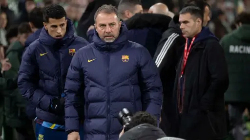 Hansi Flick, entrenador del Barcelona 