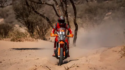 Francisco Arredondo durante la octava etapa del Rally Dakar 2026 