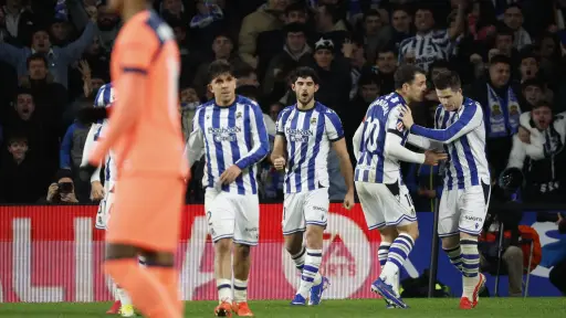 Real Sociedad derrota a Barcelona por La Liga 