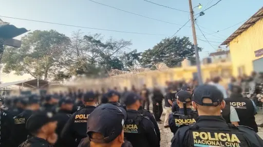 La PNC y el Ministerio Público realizan diligencias en la cárcel Renovación 1. ,Ministerio Público