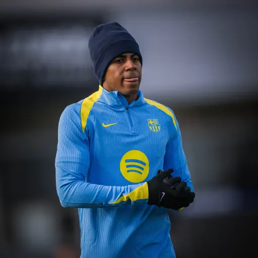 Lamine Yamal en un entreno del FC Barcelona - FC Barcelona