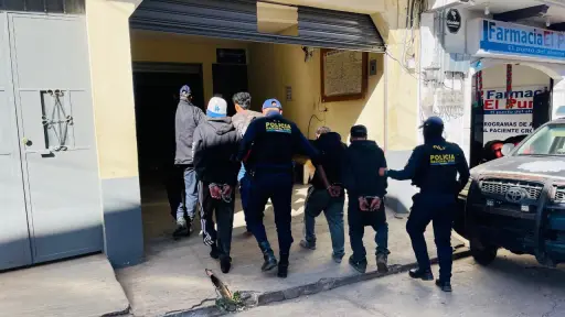 Cuatro hombres fueron detenidos por su vinculación con el crimen ocurrido en Santa Rosa. ,PNC