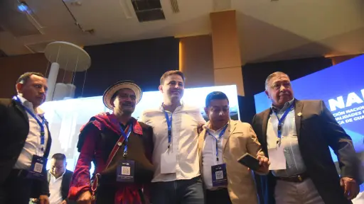 El alcalde, Sebastián Siero, celebró junto a varios funcionarios afines. ,Omar Solís.