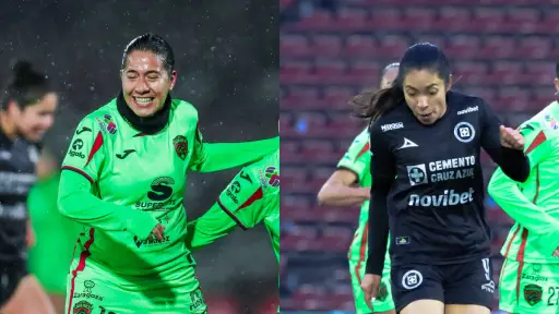 Aisha Solórzano y Ana Lucía Martínez se enfrentaron en la Liga MX - Juárez/Cruz Azul