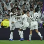 Celebración del Real Madrid ante el Mónaco en la Champions League - EFE