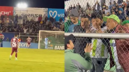 Afición de Antigua reacciona a presencia de hinchada visitante 