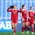 Andrea Álvarez anota su gol ante el Deportivo de la Coruña - Sevilla FC