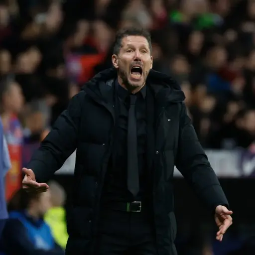 Diego Simeone, técnico del Atlético Madrid 