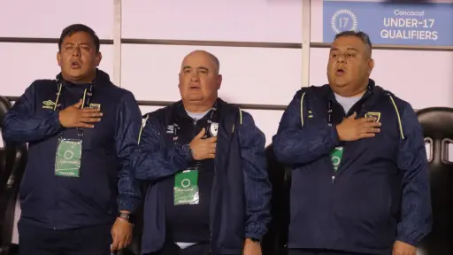 Willy Coito, técnico de la sub-17 de Guatemala - Alex Meoño