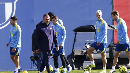 Hansi Flick, entrenador del F. C. Barcelona 