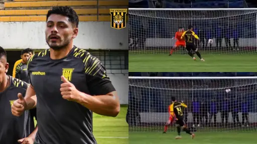 Darwin Lom marca golazo ante Bolívar 
