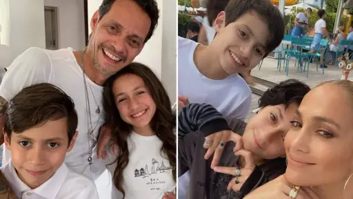 Hijos Marc Anthony y Jennifer Lopez ,Redes sociales