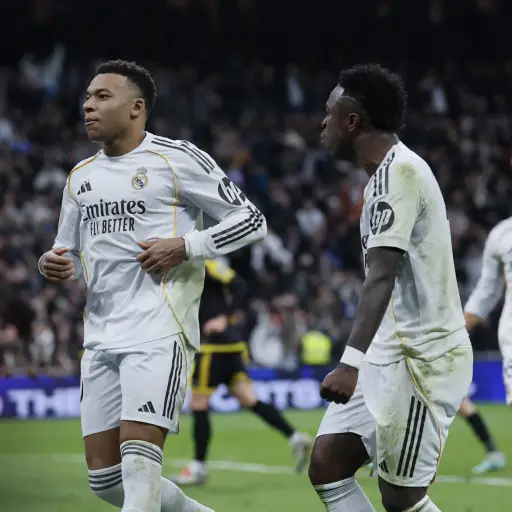 Celebración del Real Madrid ante el Rayo Vallecano - EFE