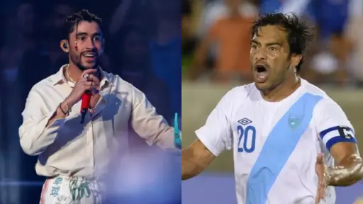 Bad Bunny y Carlos Ruiz 