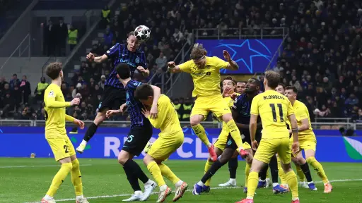 Partido entre el Inter de Milan y Bodo/Glimt por los playoffs de la Champions League - Champions League